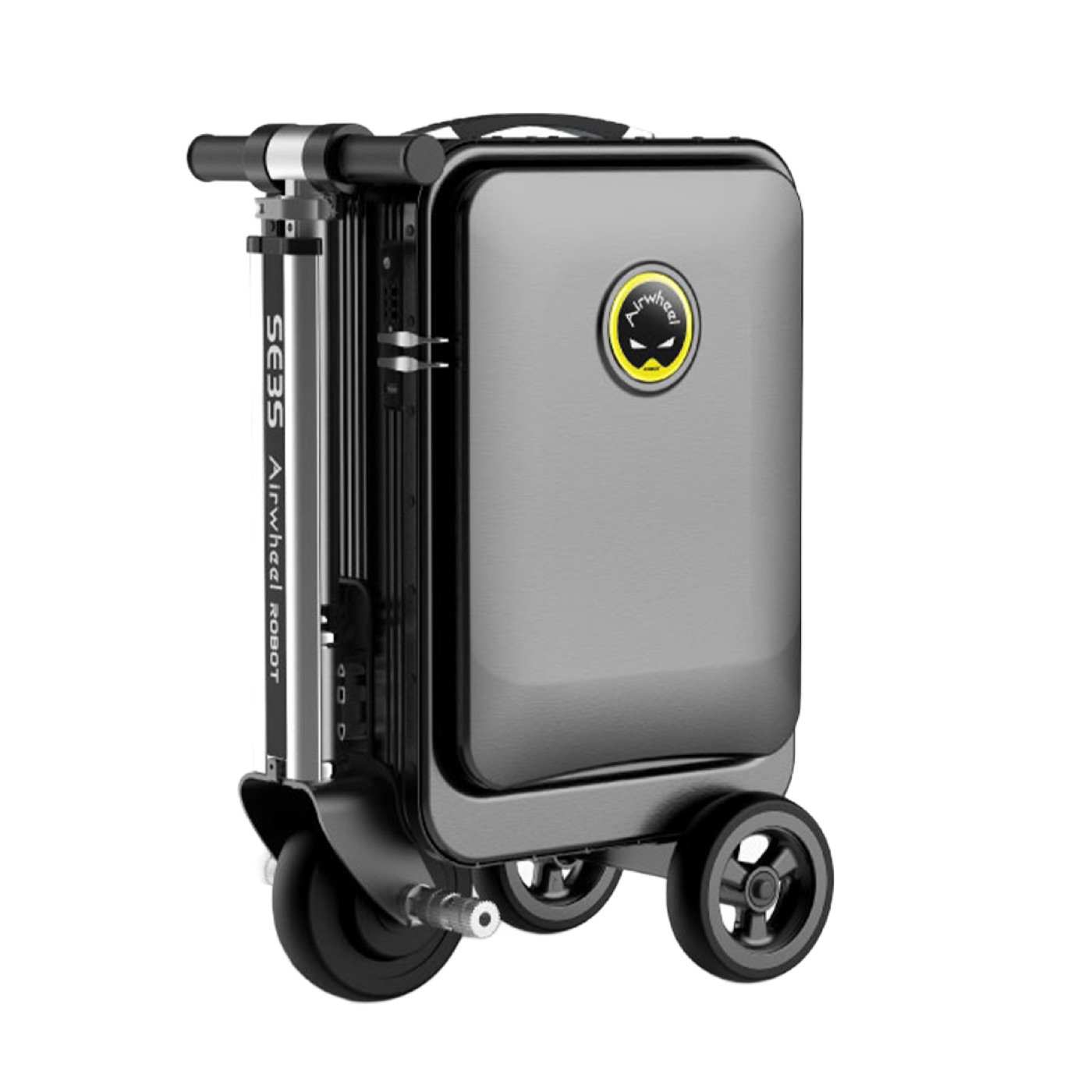 Airwheel SE3S smart luggage, three-quarter view